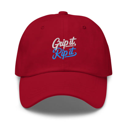 Grip it Rip it Quirky Fun Embroidered Golf Cap - Funny Golf Tee by Swing Epic