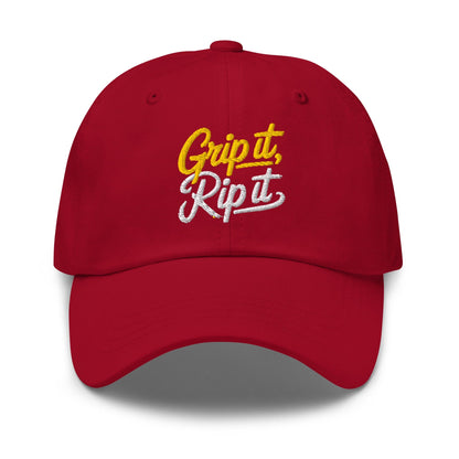 Grip it Rip it Quirky Fun Embroidered Golf Cap - Funny Golf Tee by Swing Epic