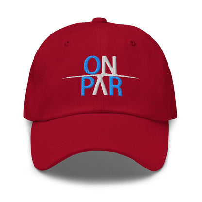 On Par Fun Embroidered Golf Cap - Funny Golf Tee by Swing Epic