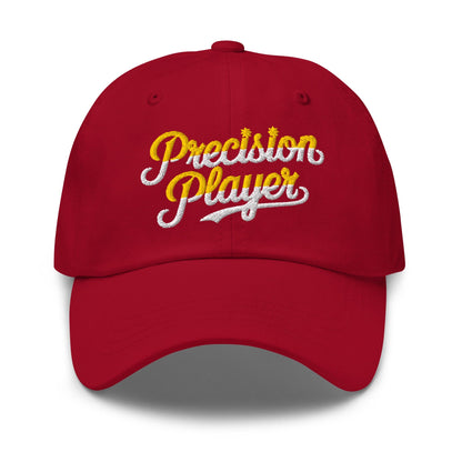 Precision Player Fun Embroidered Golf Cap - Funny Golf Tee by Swing Epic