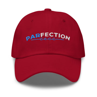Parfection Fun Embroidered Golf Cap - Funny Golf Tee by Swing Epic