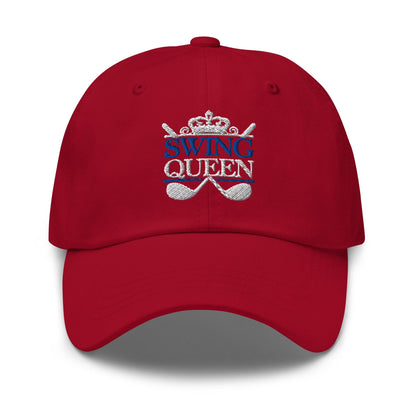 Swing Queen Embroidered Golf Cap - Funny Golf Tee by Swing Epic