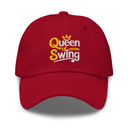 Queen of Swing Embroidered Golf Cap - Funny Golf Tee by Swing Epic