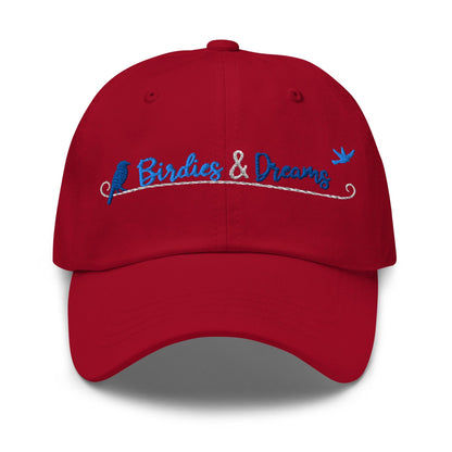 Birdies & Dreams Embroidered Golf Cap - Funny Golf Tee by Swing Epic