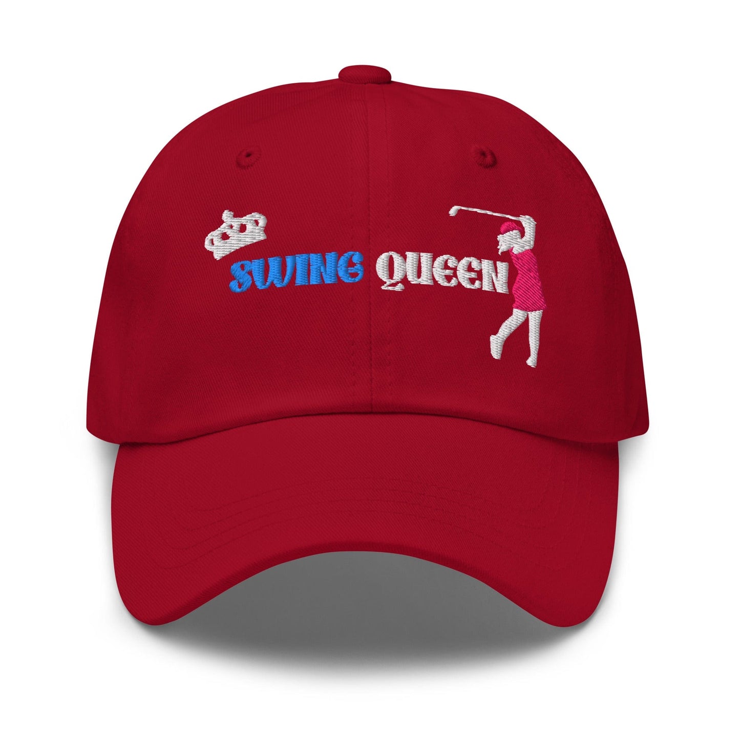 Swing Queen Embroidered Golf Cap - Funny Golf Tee by Swing Epic
