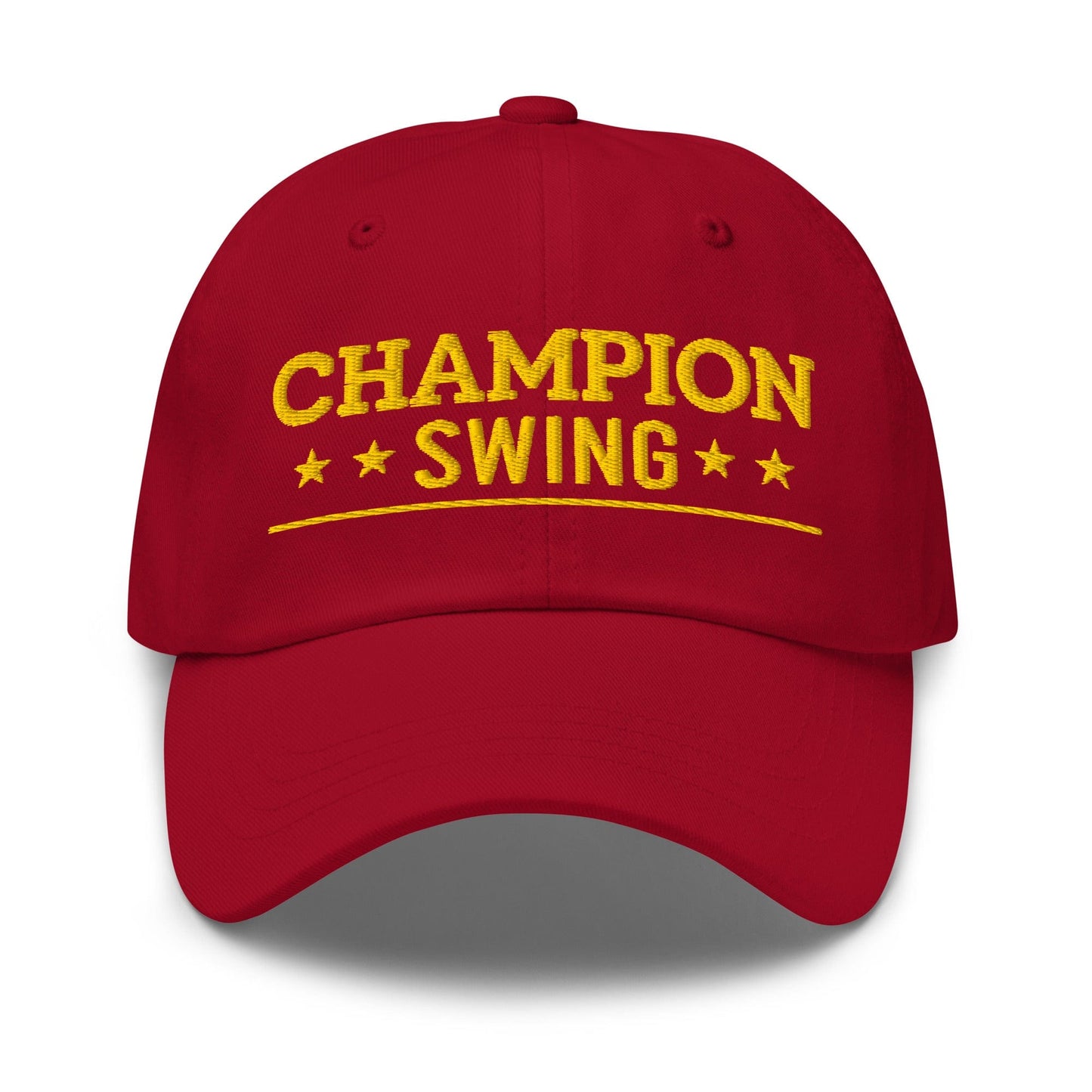 Champion Swing Embroidered Golf Cap - Funny Golf Tee by Swing Epic