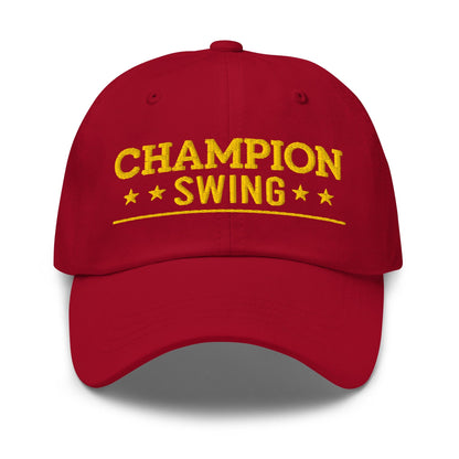 Champion Swing Embroidered Golf Cap - Funny Golf Tee by Swing Epic
