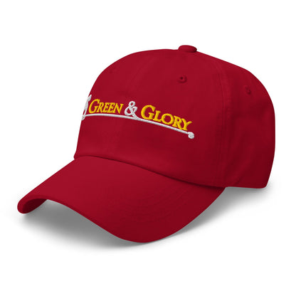 Green & Glory Embroidered Golf Cap - Funny Golf Tee by Swing Epic