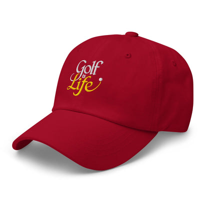 Golf is Life Embroidered Golf Cap - Funny Golf Tee by Swing Epic