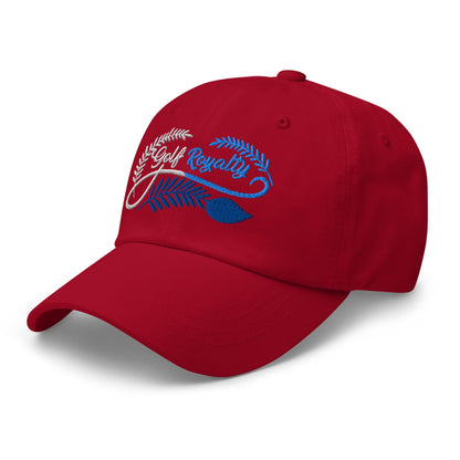 Golf Royalty Fun Design Embroidered Golf Cap - Funny Golf Tee by Swing Epic