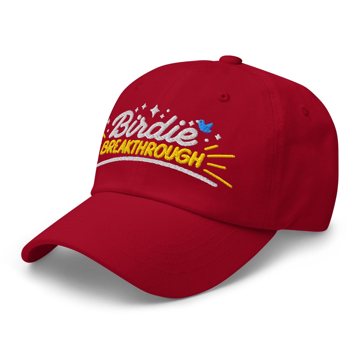 Birdie Breakthrough Embroidered Golf Cap - Funny Golf Tee by Swing Epic