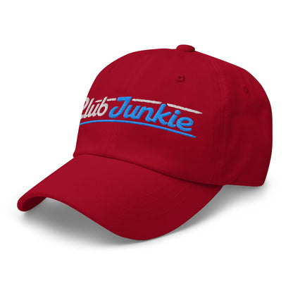 Club Junkie Embroidered Golf Cap - Funny Golf Tee by Swing Epic