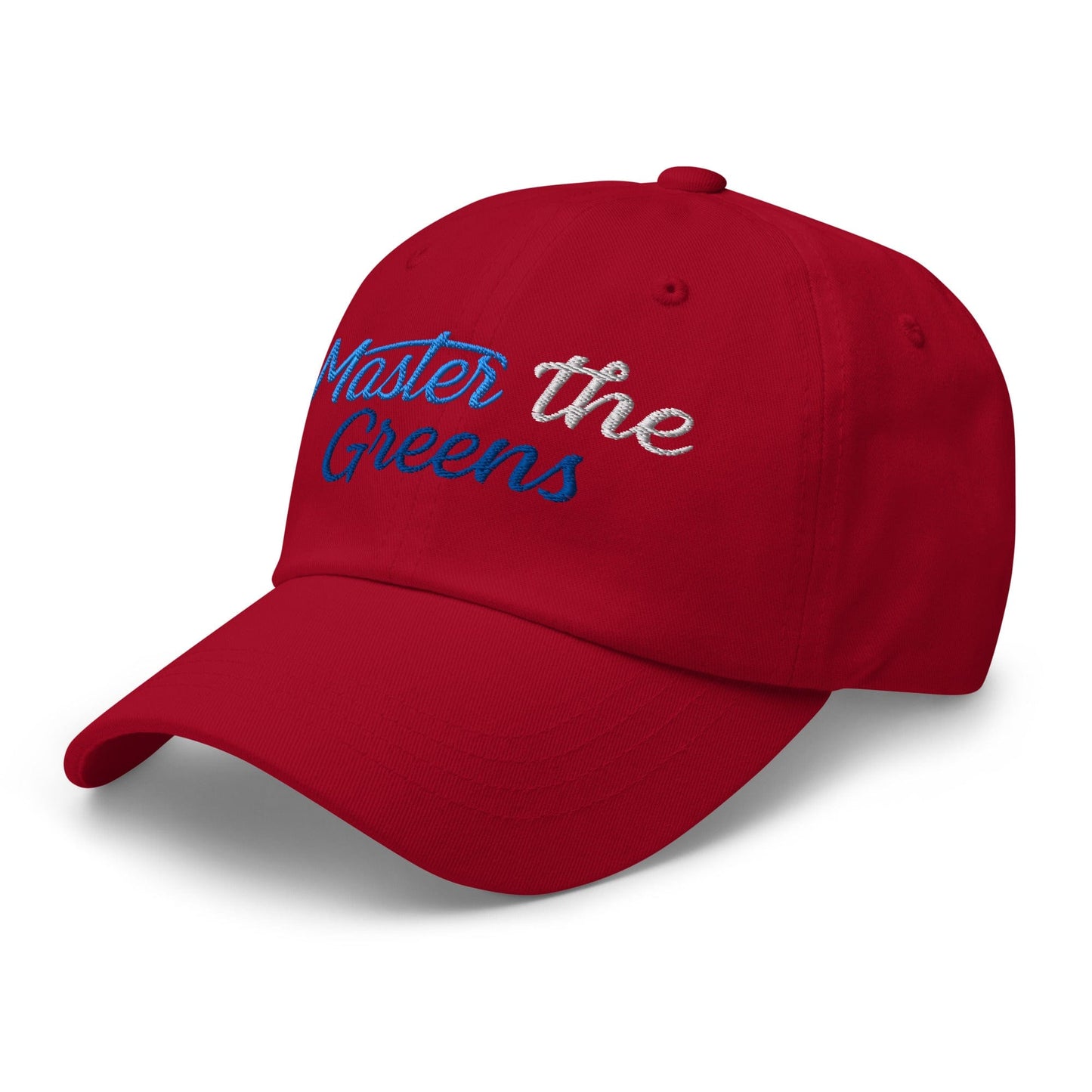 Master the Greens Embroidered Golf Cap - Funny Golf Tee by Swing Epic