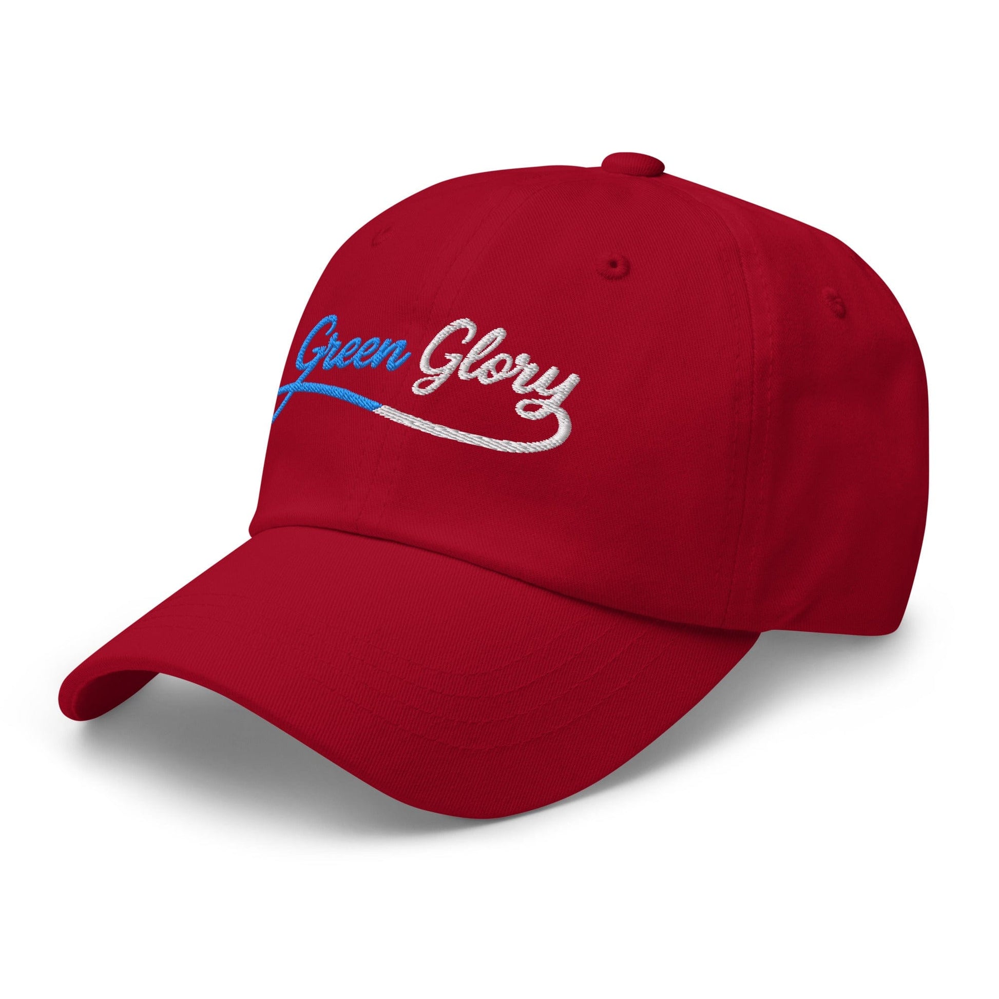 Green Glory Star Fun Floral Print Embroidered Golf Cap - Funny Golf Tee by Swing Epic