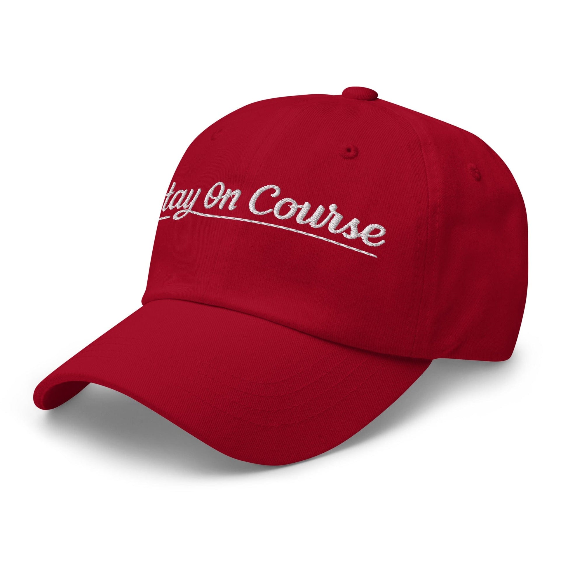 Stay On Course Embroidered Golf Cap - Funny Golf Tee by Swing Epic
