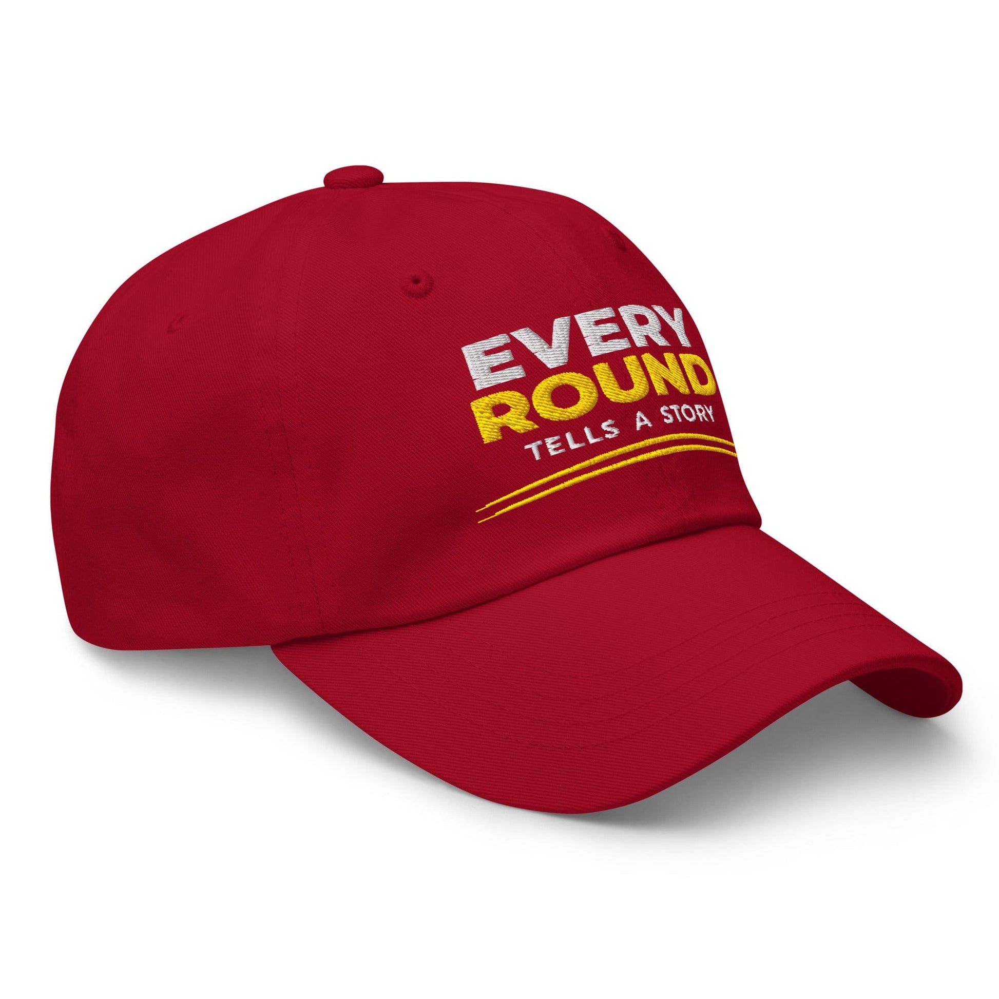 Every Round Tells A Story Embroidered Golf Cap - Funny Golf Tee by Swing Epic