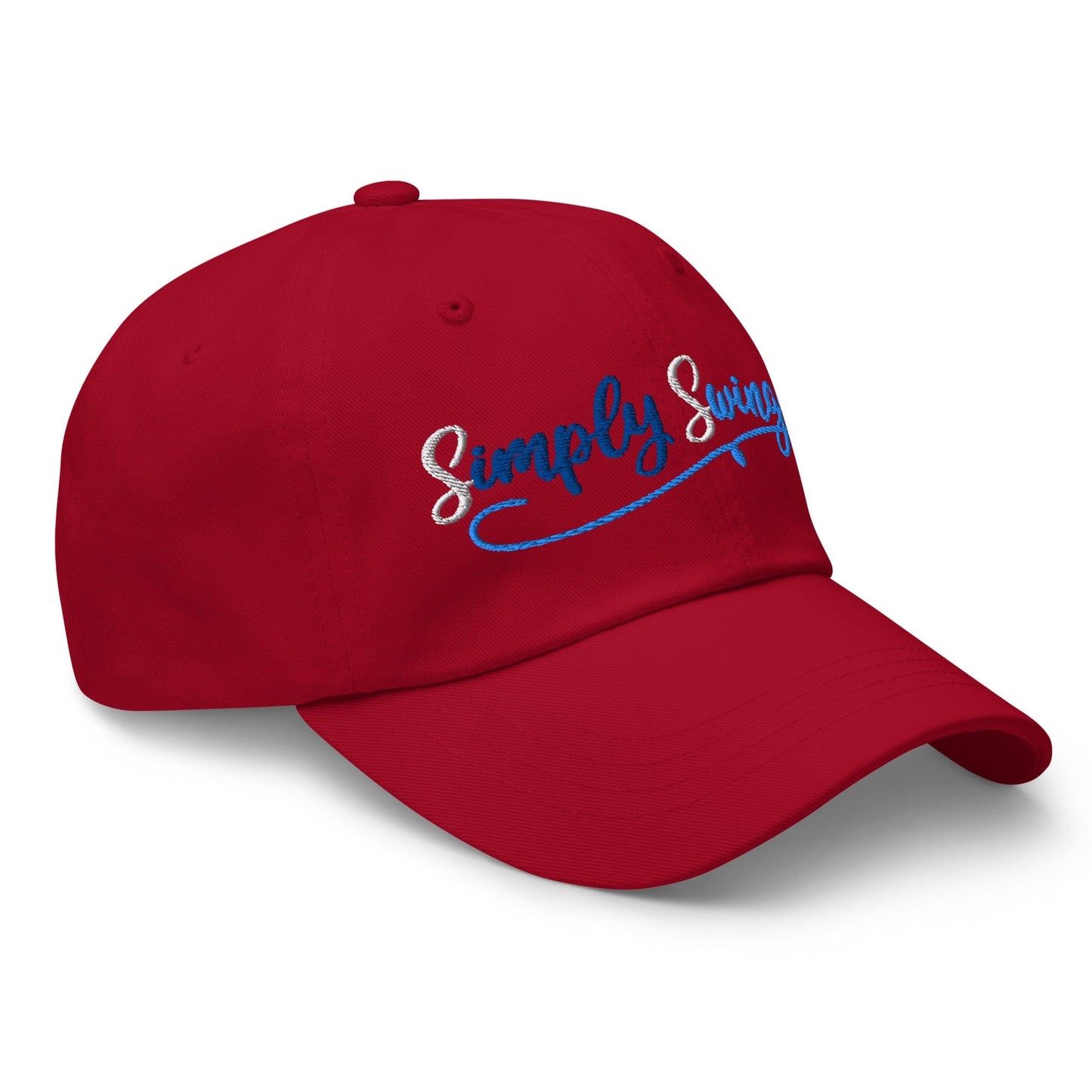 Simply Swinging Quirky Fun Embroidered Golf Cap - Funny Golf Tee by Swing Epic