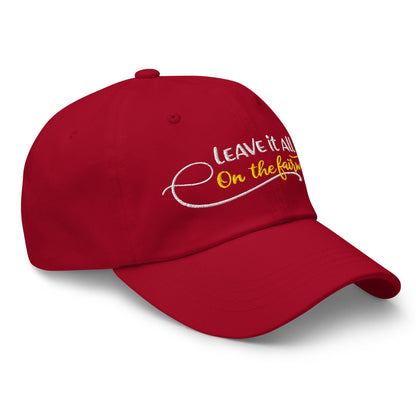 Leave it All on The Fairway Fun and Unique Embroidered Golf Cap - Funny Golf Tee by Swing Epic