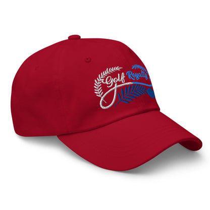 Golf Royalty Fun Design Embroidered Golf Cap - Funny Golf Tee by Swing Epic