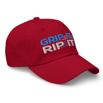 Grip It & Rip It Star Fun Embroidered Golf Cap - Funny Golf Tee by Swing Epic