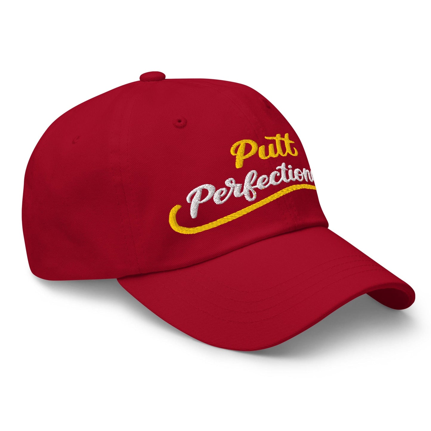 Putt Perfectionist Fun Embroidered Golf Cap - Funny Golf Tee by Swing Epic