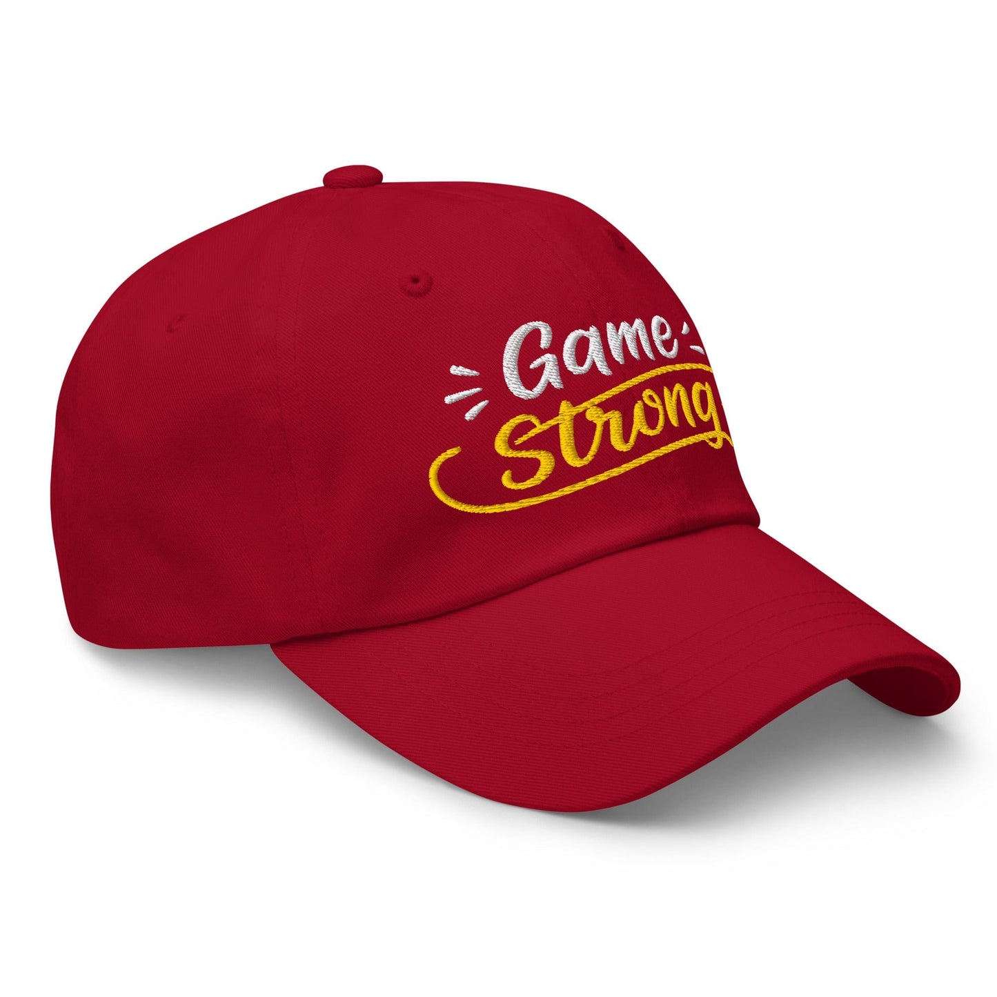 Game Strong Embroidered Golf Cap - Funny Golf Tee by Swing Epic