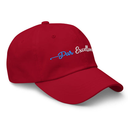 Par Excellence Embroidered Golf Cap - Funny Golf Tee by Swing Epic