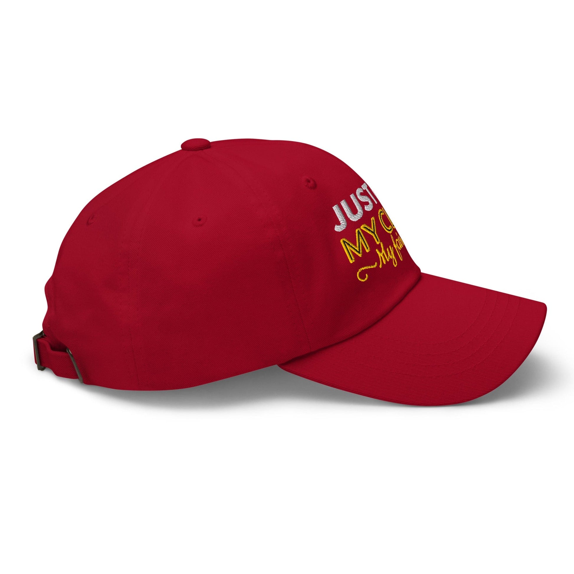 Just Me My Clubs My Fairway Engaging Embroidered Golf Cap - Funny Golf Tee by Swing Epic