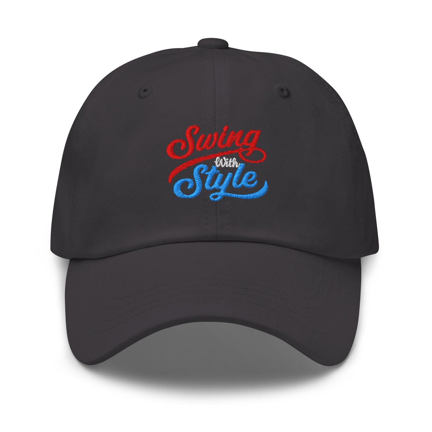 Swing With Style Fun Embroidered Golf Cap - Funny Golf Tee by Swing Epic