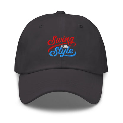 Swing With Style Fun Embroidered Golf Cap - Funny Golf Tee by Swing Epic