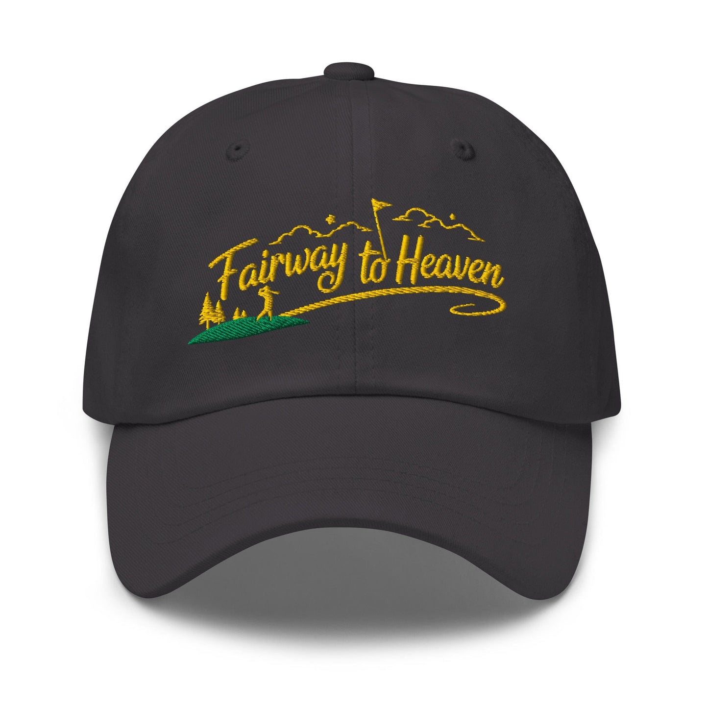 Fairway to Heaven Embroidered Golf Cap - Funny Golf Tee by Swing Epic