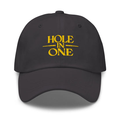 Hole In One Embroidered Golf Cap - Funny Golf Tee by Swing Epic