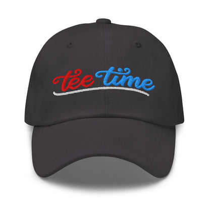 Tee Time Embroidered Golf Cap - Funny Golf Tee by Swing Epic