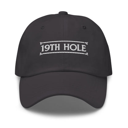 The 19th Hole Embroidered Golf Cap - Funny Golf Tee by Swing Epic