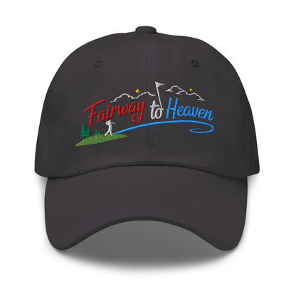 Fairway to Heaven Embroidered Golf Cap - Funny Golf Tee by Swing Epic