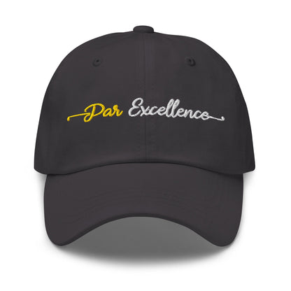 Par Excellence Embroidered Golf Cap - Funny Golf Tee by Swing Epic