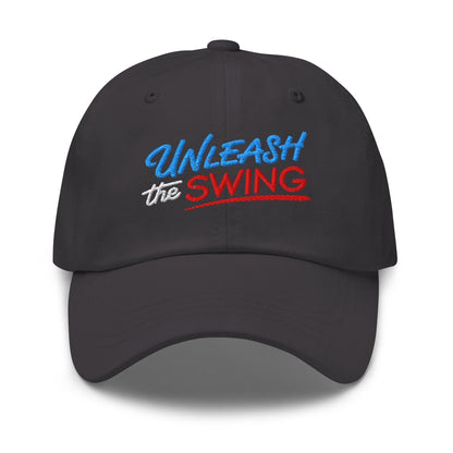 Unleash The Swing Embroidered Golf Cap - Funny Golf Tee by Swing Epic