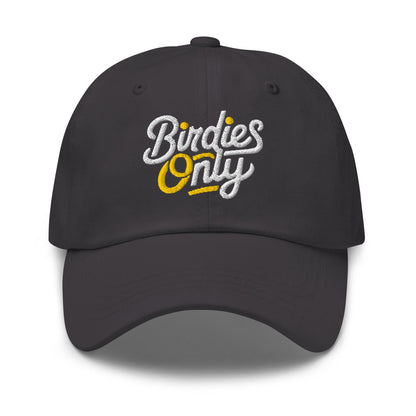 Birdies Only Quirky Embroidered Golf Cap - Funny Golf Tee by Swing Epic