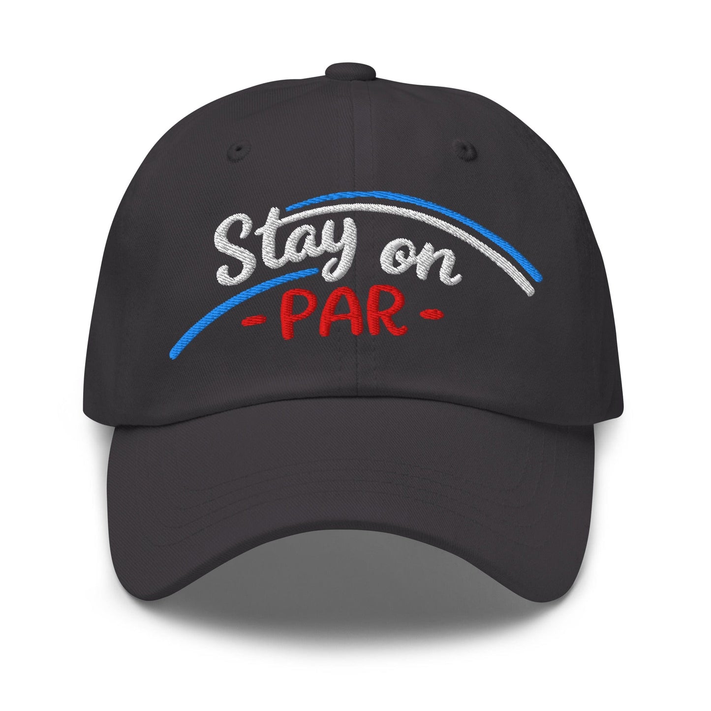 Stay on Par Embroidered Golf Cap - Funny Golf Tee by Swing Epic