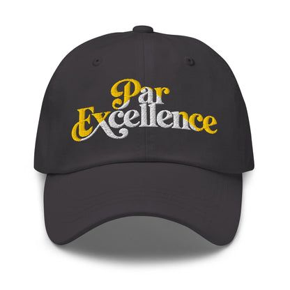 Par Excellence Embroidered Golf Cap - Funny Golf Tee by Swing Epic