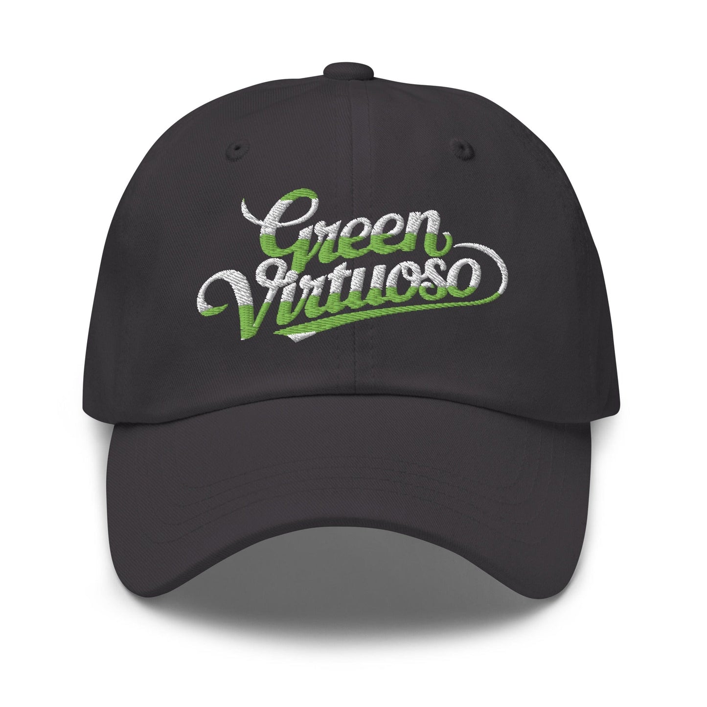 Green Virtuoso Embroidered Golf Cap - Funny Golf Tee by Swing Epic