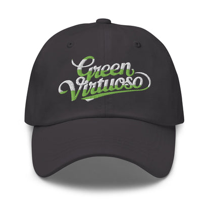 Green Virtuoso Embroidered Golf Cap - Funny Golf Tee by Swing Epic