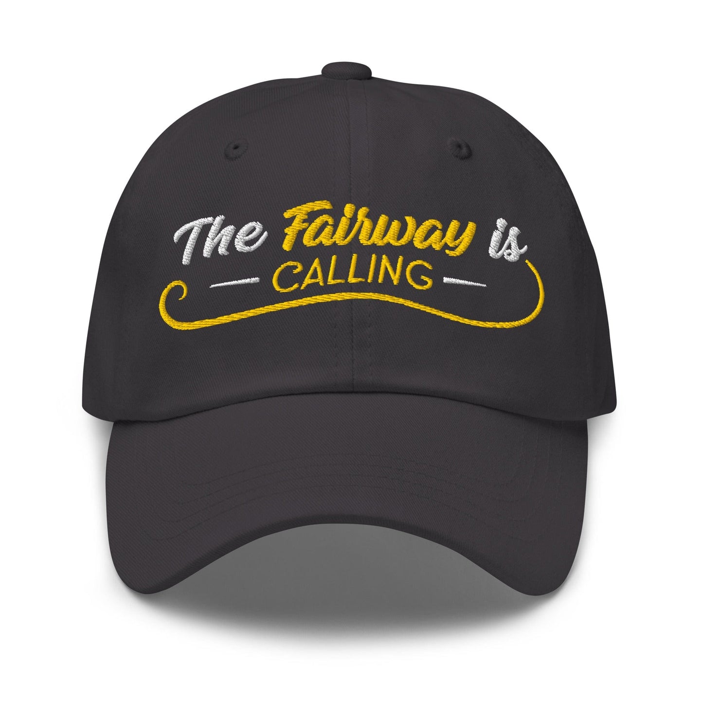 The Fairway is Calling Funny Embroidered Golf Cap - Funny Golf Tee by Swing Epic