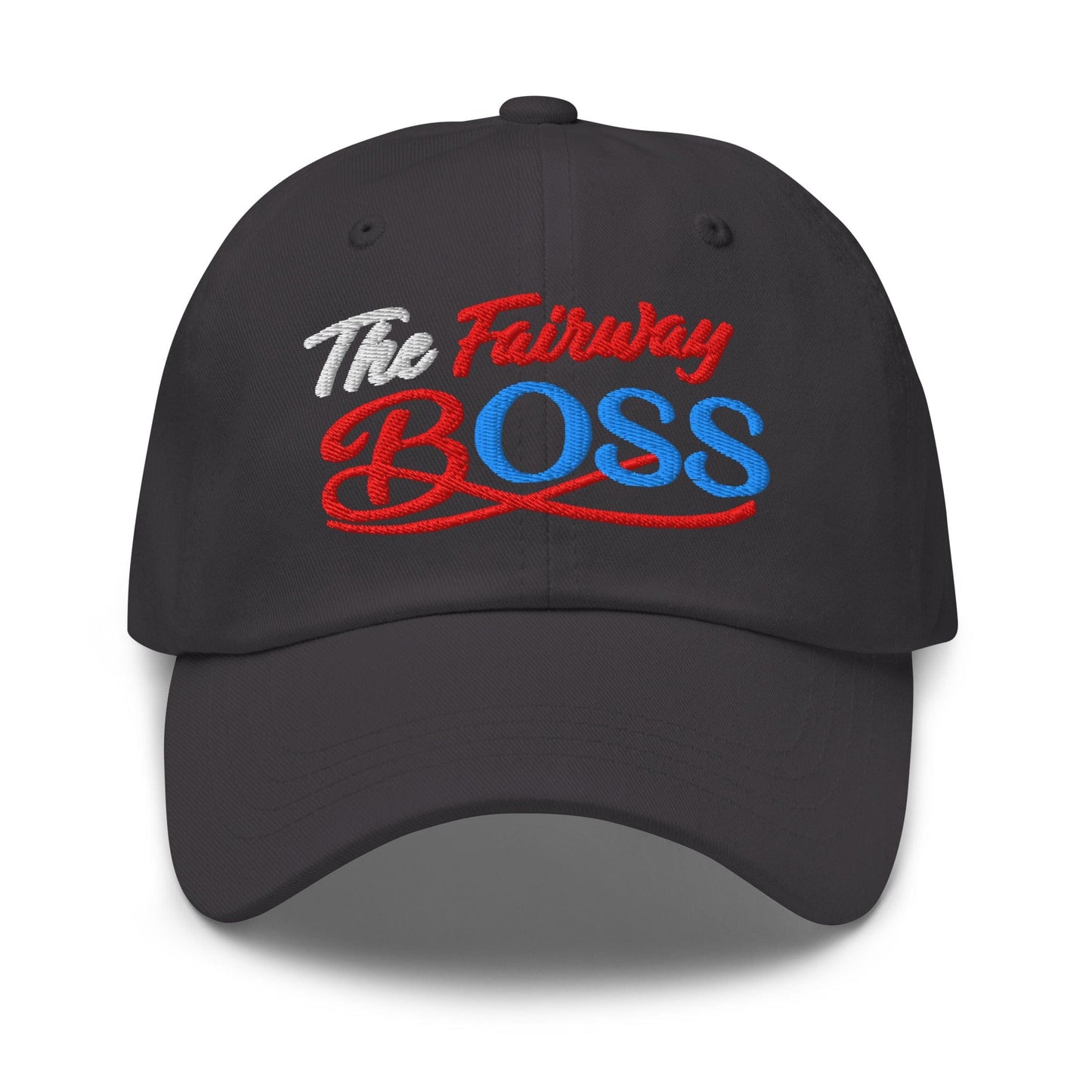 The Fairway Boss Sparkling Glitter Print Embroidered Golf Cap - Funny Golf Tee by Swing Epic