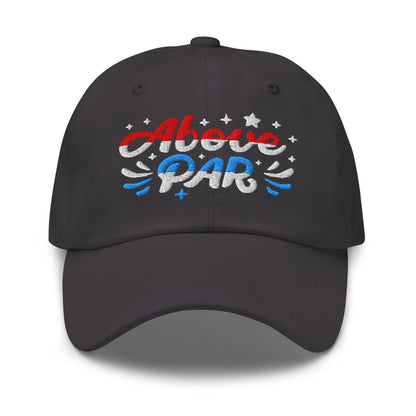 Above Par Embroidered Golf Cap - Funny Golf Tee by Swing Epic