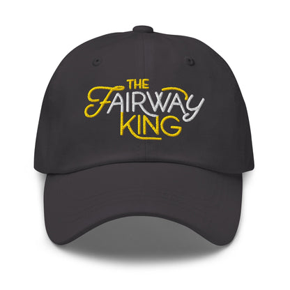 The Fairway King Embroidered Golf Cap - Funny Golf Tee by Swing Epic