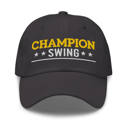 Champion Swing Star-Studded Fun Embroidered Golf Cap - Funny Golf Tee by Swing Epic