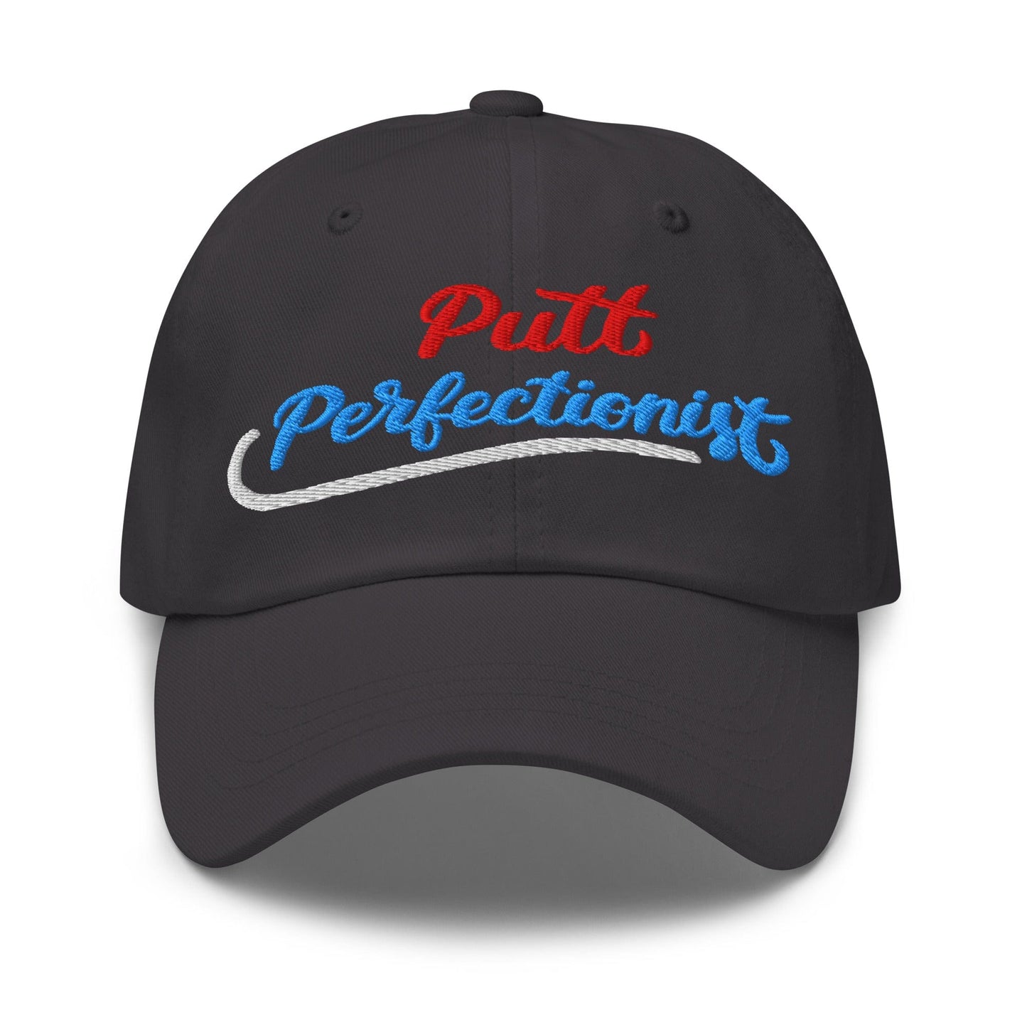 Putt Perfectionist Fun Embroidered Golf Cap - Funny Golf Tee by Swing Epic