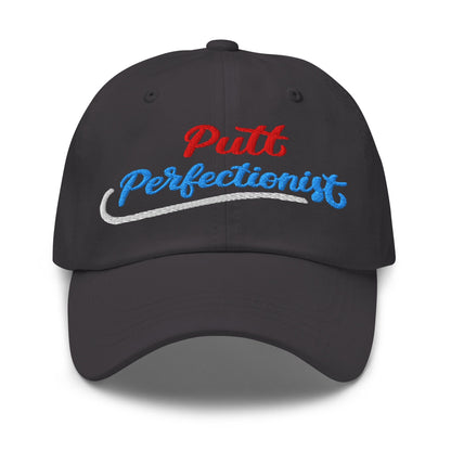 Putt Perfectionist Fun Embroidered Golf Cap - Funny Golf Tee by Swing Epic