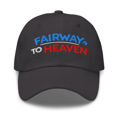 Fairway To Heaven Fun Spirit Embroidered Golf Cap - Funny Golf Tee by Swing Epic